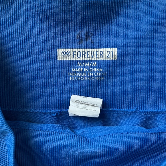 Blue biker shorts - Picture 2 of 2